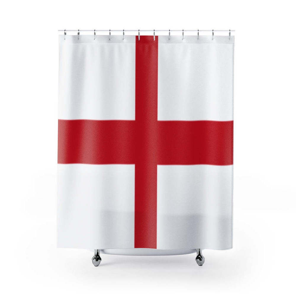 England Flag Stylish Design 71" x 74" Elegant Waterproof Shower Curtain for a Sp